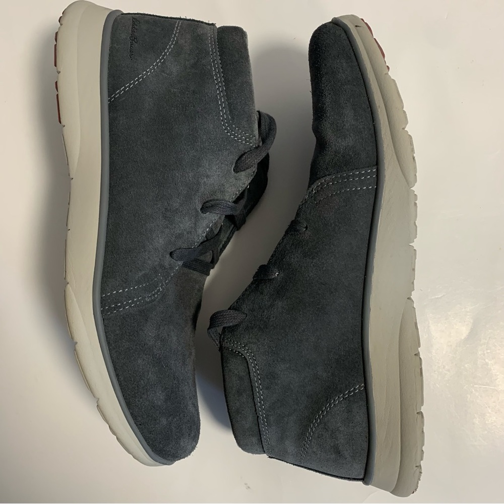Eddie Bauer men’s suede ankle boots gray size 11.5